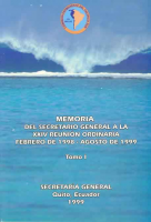 Memoria del Secretario General a la XXIV Reunión ordinaria Febrero de 1998 - agosto de 1999