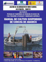 Manual de Cultivo suspendido de Concha de Abanico