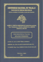 Alimento y hábitos alimentarios de Paralonchurus peruanus “Suco” (Steindachner, 1875) en la Región de la Libertad durante el año 2016