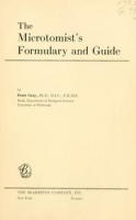 The Microtomist's formulary and guide