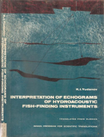 Interpretation of echograms of hydroacoustic fish-finding instruments