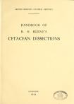 Handbook of R.H. Burne's Cetacean dissections