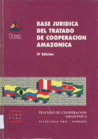 Base jurídica del tratado de cooperación amazónica