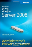 Microsoft SQL server 2008 administrator's pocket consultant