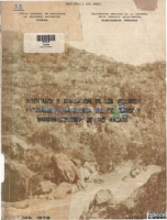 Inventario y evaluación de los recursos naturales de la Cuencas del río Quiroz y Margen izquierda del río Macara