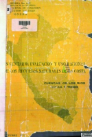 Inventario, evaluación y uso Racional de los recursos naturales de la costa Cuencas de los ríos Quilca y Tambo
