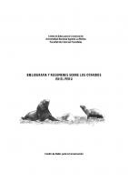 Bibliografía y resúmenes sobre los otaridos en el Perú