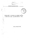 Informe sobre la situación de los recursos pelágicos a principios de 1981, y las proyecciones de pesca