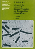 Techniques for the Assessment of Microbial production and descomposition in fresh waters
