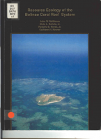 Resource Ecology of the Bolinao Coral Reef System
